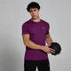 Мужская футболка MP Active с сетчатой текстурой ― сливовый цвет