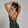 Женский бесшовный топ MP Tempo Strappy - Ночной серый