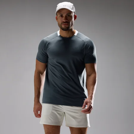 Мужская тренировочная футболка MP Training Ultra Gridded - Anchor Grey