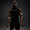 Мужская бесшовная майка MP Hero Muscle Fit - выстиранный чёрный/Alpha Green
