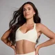 Спортивный бюстгальтер MP Women's Tempo с перекрученной спиной - кокосовый