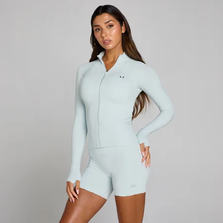 Куртка MP Women's Tempo Ultra Seamless Full Zip - Blue Aura
