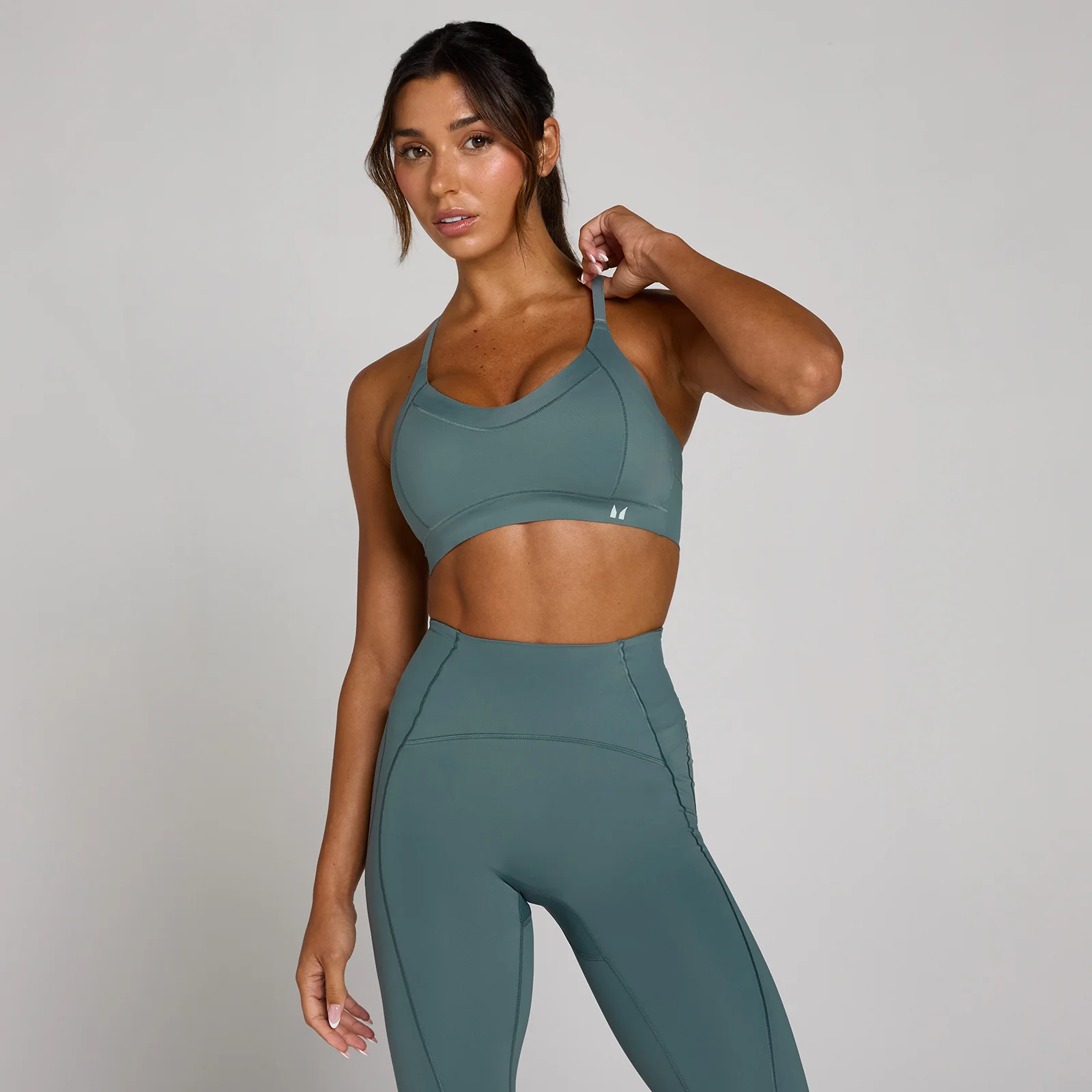 Спортивный бюстгальтер MP Women's Tempo Ultra с Т-образной спиной - Future Blue - XS Изображение 1