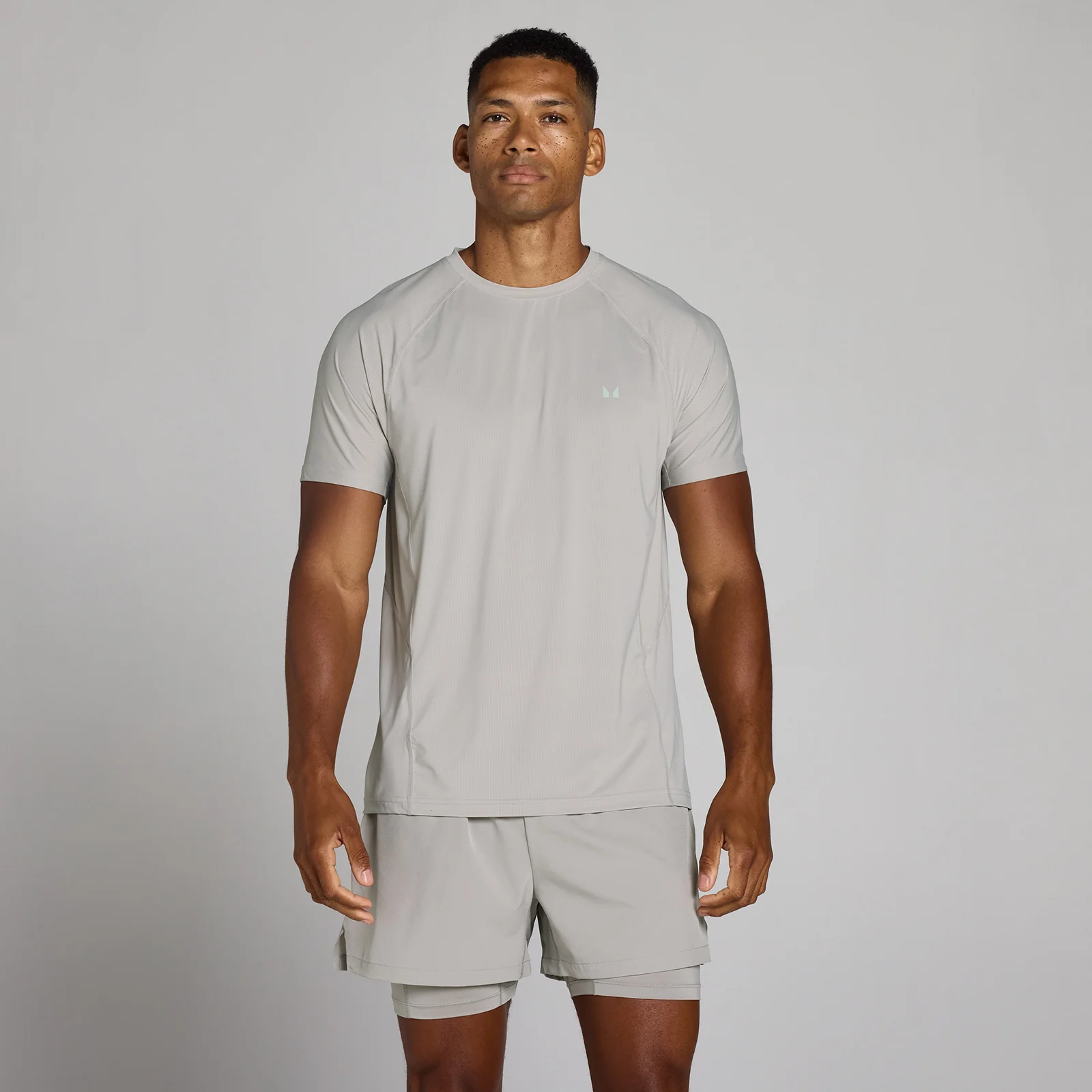 MP Men's Training Ultra Mesh T-Shirt - Chalk Grey - M Изображение 1
