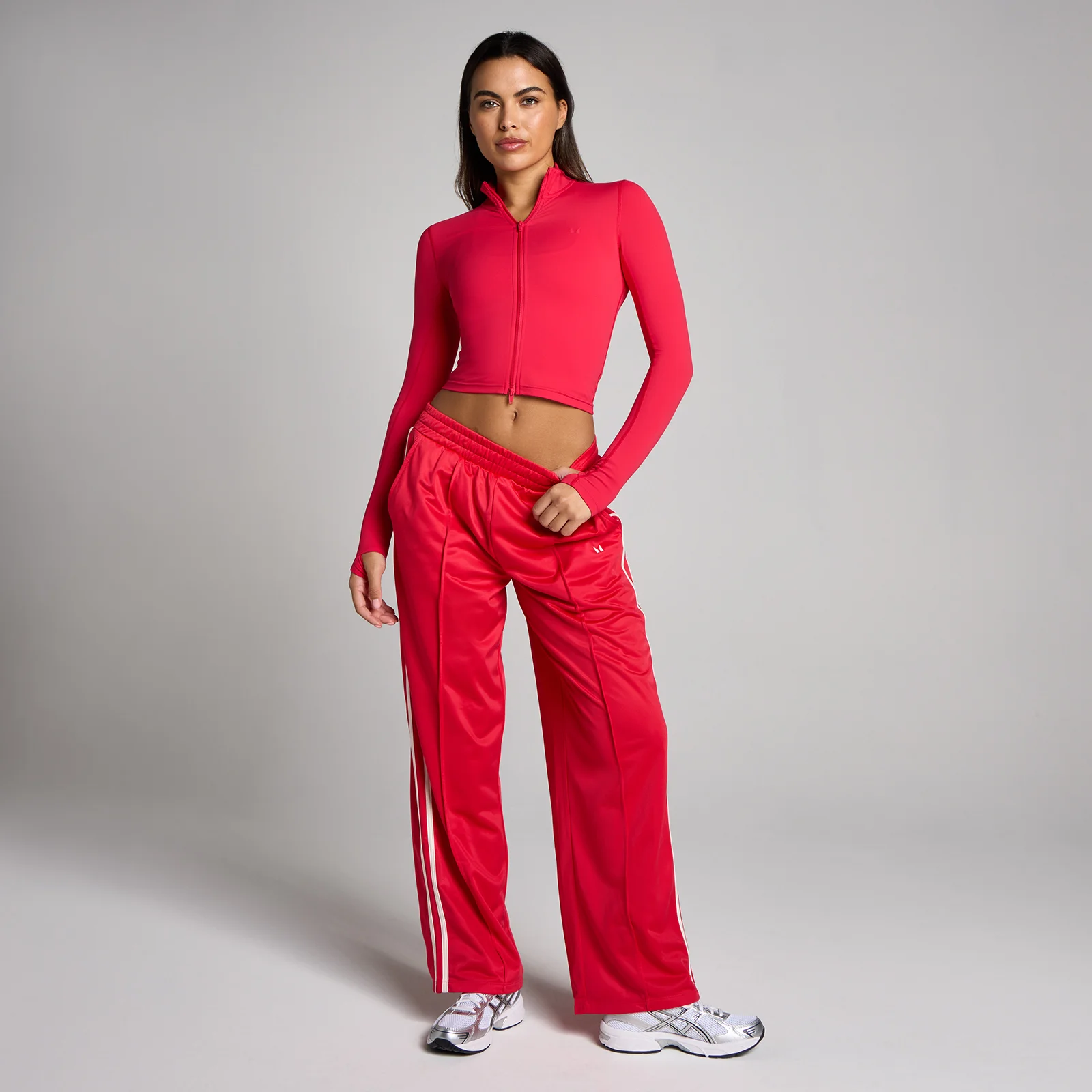 MP Women's Tempo Cropped Jacket - Chilli - L Изображение 3