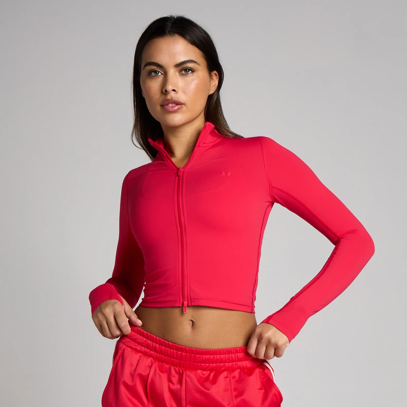 MP Women's Tempo Cropped Jacket - Chilli - L Изображение 1