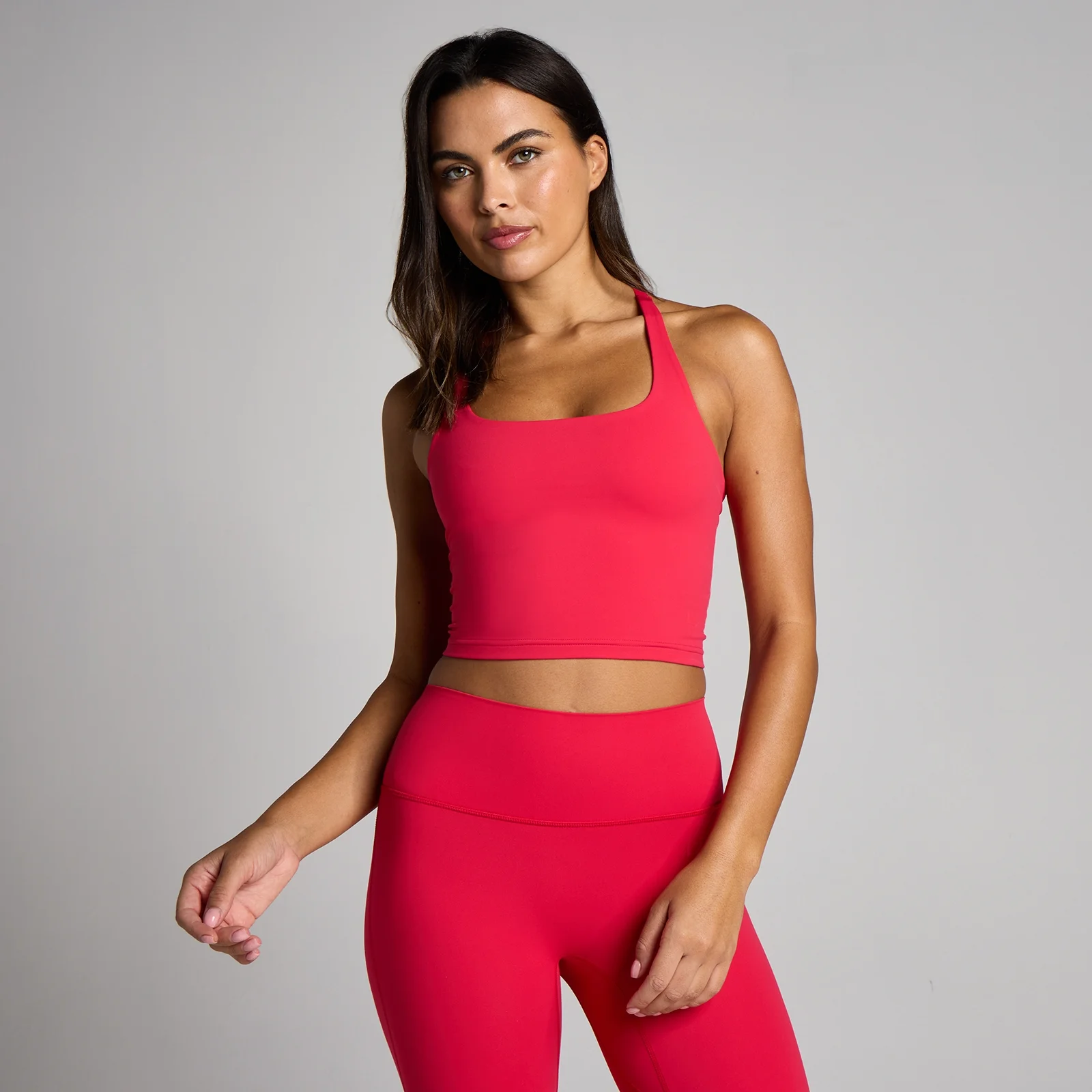 Женская майка MP Tempo Strappy Racerback - Чили - M Изображение 1