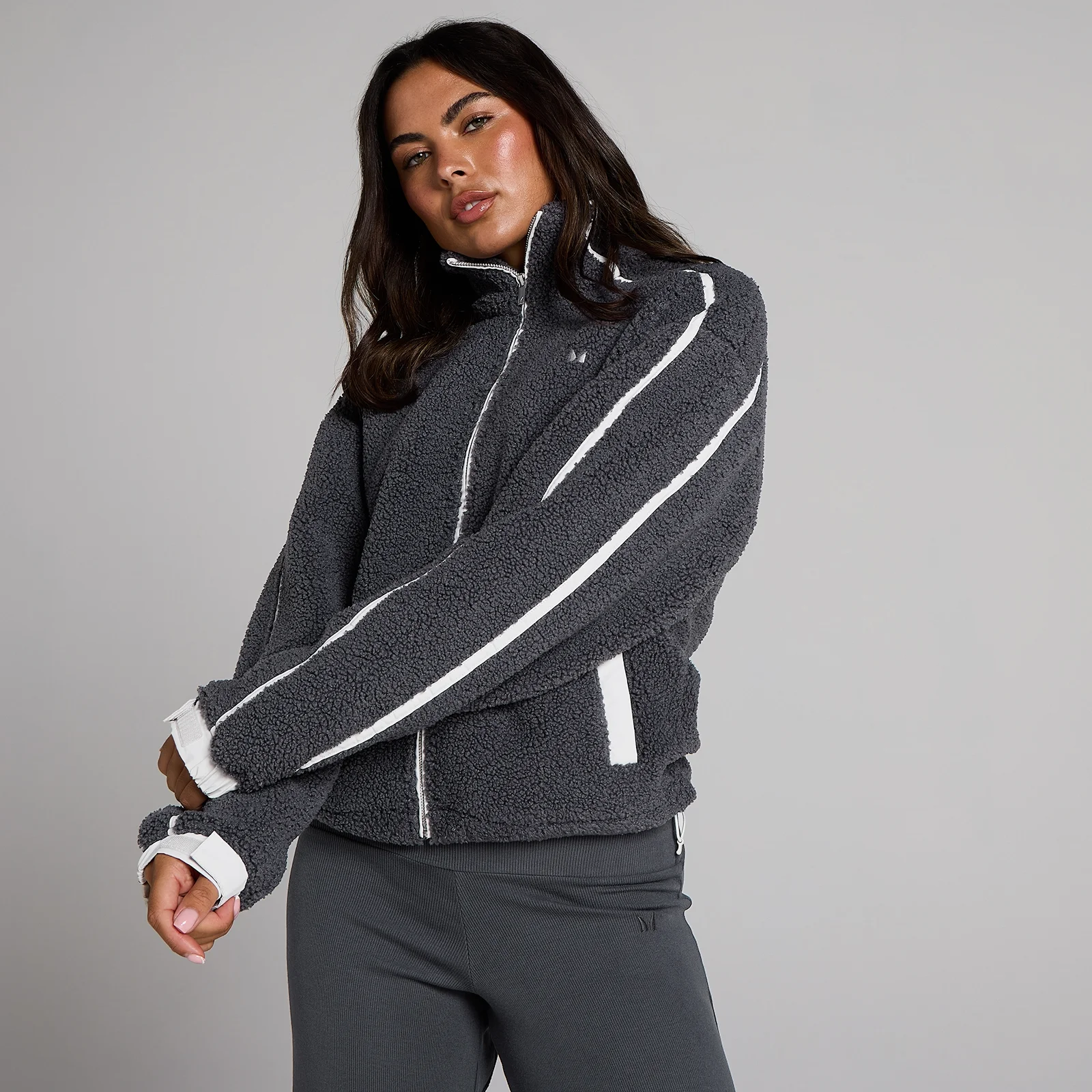 Женская флисовая куртка MP на молнии - Robust Grey - M Изображение 1