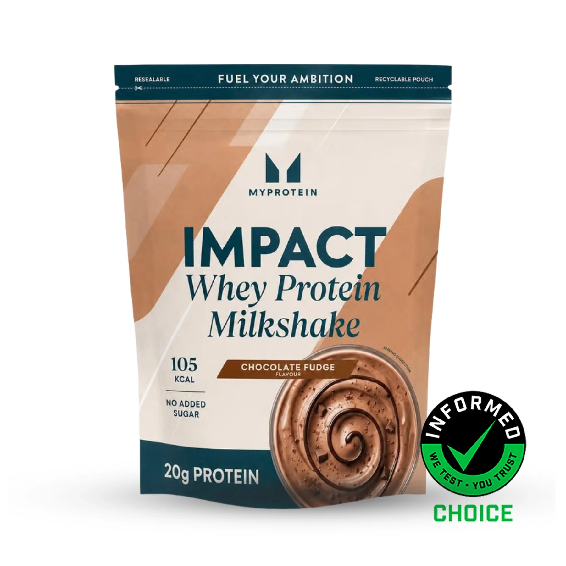 Сывороточный протеин (Impact Whey Protein) - 435G - 15servings - Chocolate Fudge (Milkshake) Изображение 1