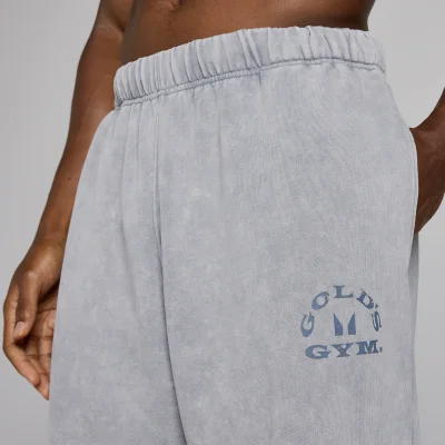 MP X Gold's Men's Washed Graphic Oversized Joggers - Steel Blue - L Изображение 6
