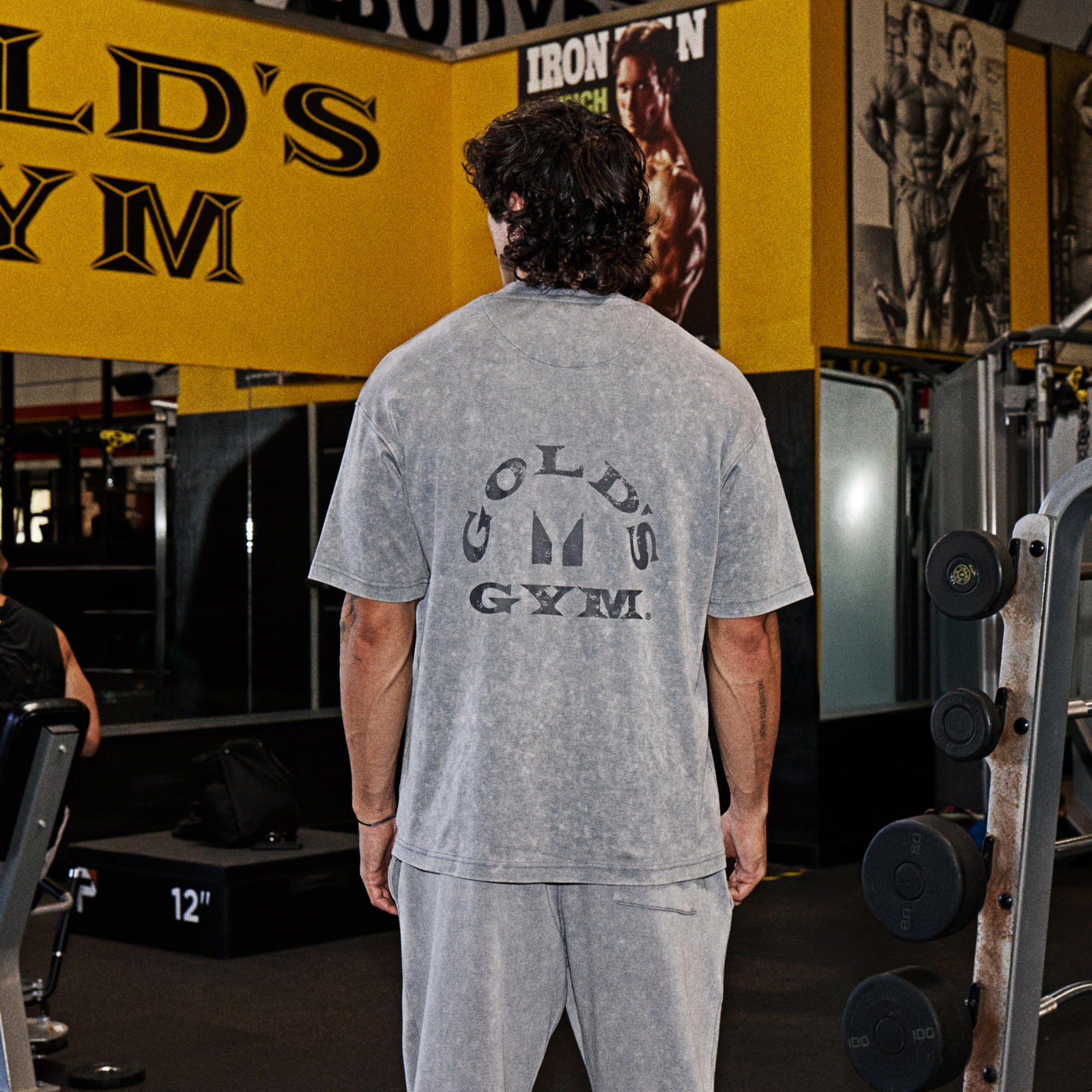 MP X Gold's Men's Washed Graphic Oversized T-Shirt - Steel Blue - XS Изображение 1