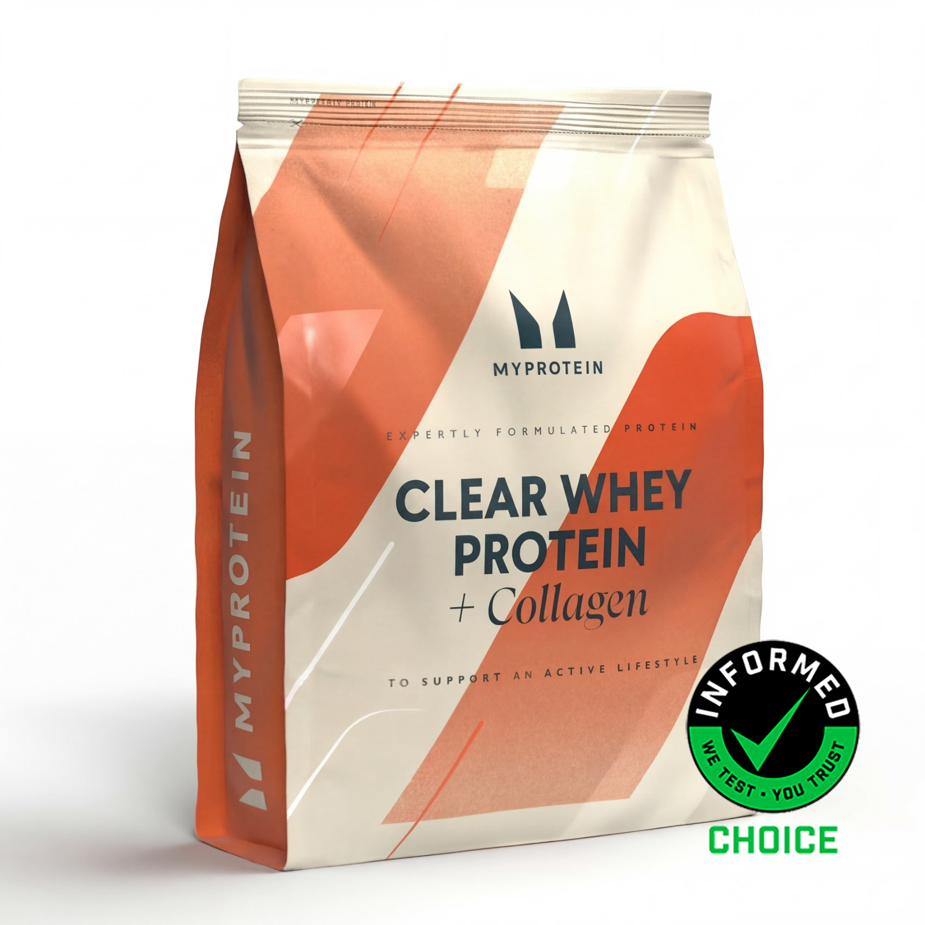 Clear Сывороточный Протеин + Коллаген | 7 порций - 168g - 7servings - Апельсин и манго Изображение 1